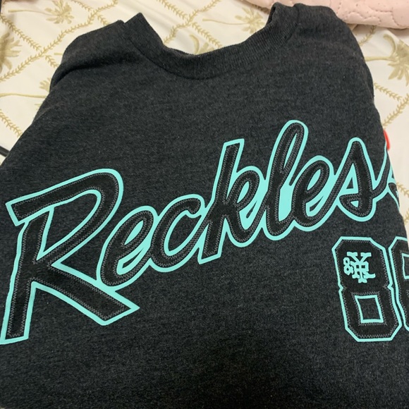 Men’s young and reckless crewneck - Picture 2 of 3